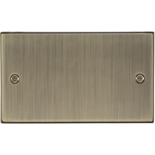 MLA Knightsbridge CS86AB 2G Blanking Plate - Antique Brass