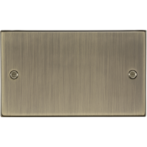 MLA Knightsbridge CS86AB 2G Blanking Plate - Antique Brass