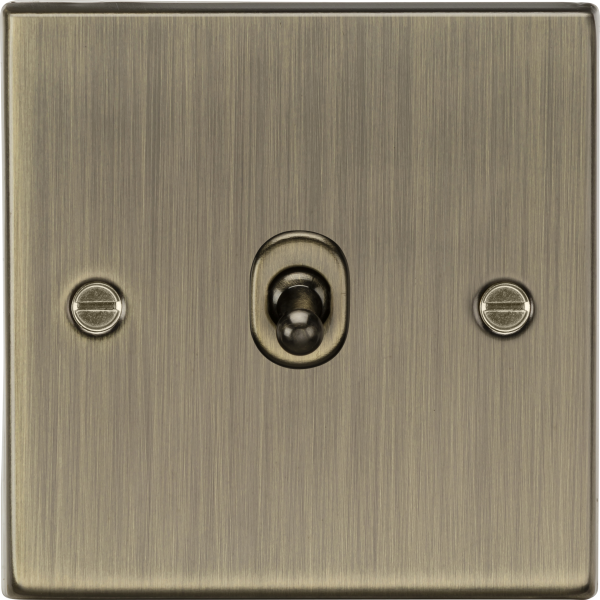 MLA Knightsbridge CSTOG12AB 10AX 1G Intermediate Toggle Switch - Antique Brass