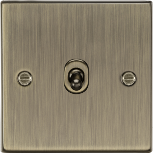 MLA Knightsbridge CSTOG12AB 10AX 1G Intermediate Toggle Switch - Antique Brass