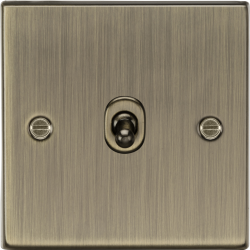 MLA Knightsbridge CSTOG1AB 10AX 1G 2-way Toggle Switch - Antique Brass