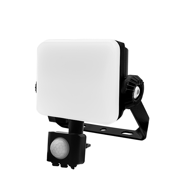 Ovia OS10CPB Sentro 10W Frameless Floodlight 4000K With PIR  IP65  Black