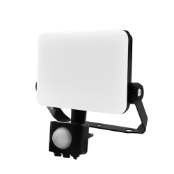 Ovia OS30CPB Sentro 30W Frameless Floodlight 4000K With PIR  IP65  Black