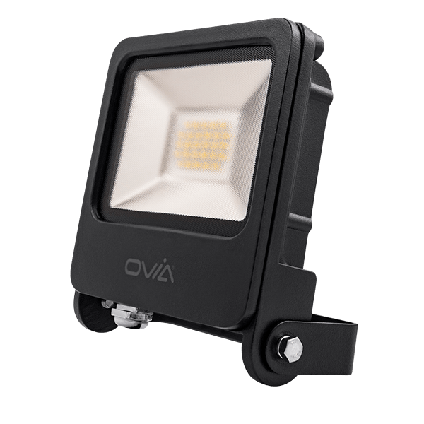 Ovia OV10120BKCW 20W LED Floodlight 4000K Black IP65