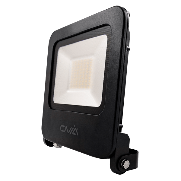 Ovia OV10150BKCW 50W LED Floodlight 4000K Black IP65