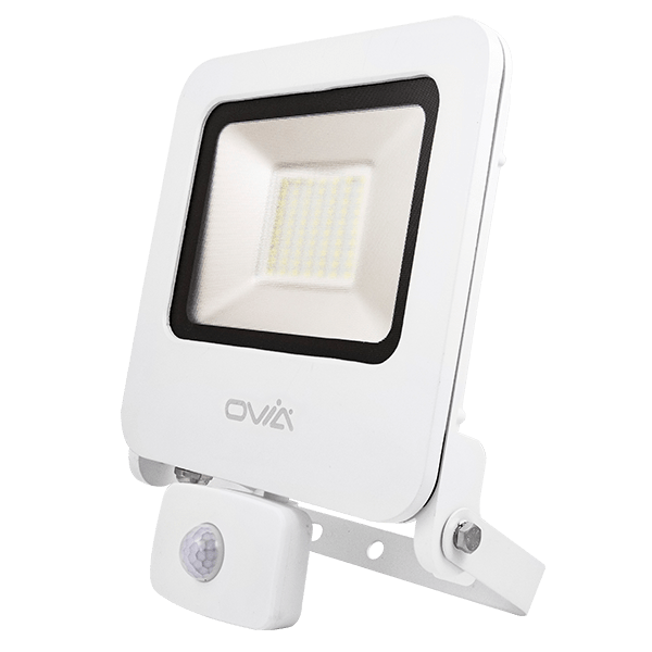 Ovia OV10150WHCWPIR 50W LED Floodlight 4000K White IP65 PIR