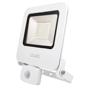Ovia OV10150WHCWPIR 50W LED Floodlight 4000K White IP65 PIR