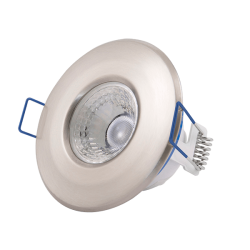 Ovia OV5700SC5CD 5.5W LED IP65 Fixed Downlight With External Flow Driver  4000K  Satin Chrome