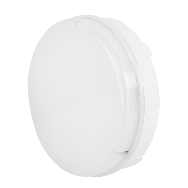 Ovia OV9300WH12 EVO 12W LED Bulkhead With Knockouts  White  Standard