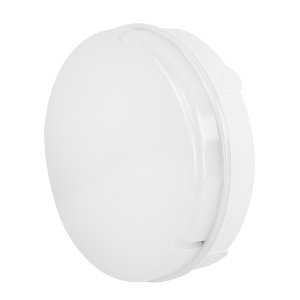 Ovia OV9300WH12MWEM EVO 12W LED Bulkhead With Knockouts  White  Sensor & Emergency