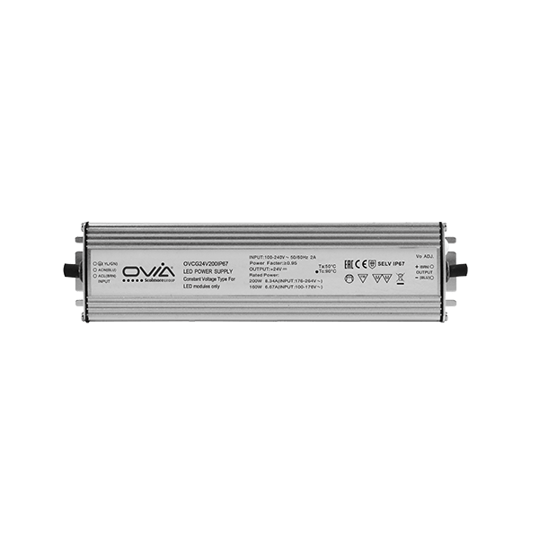 Ovia OVCG24V200 IP67 200W 24V CV LED Driver IP67