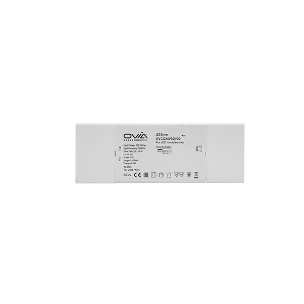 Ovia OVCG24V30 IP20 30W 24V CV LED Driver IP20  Compact