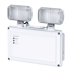 Ovia OVEM3610WHST 2 X 3W LED IP65 NM Emergency Twin SPOT ST