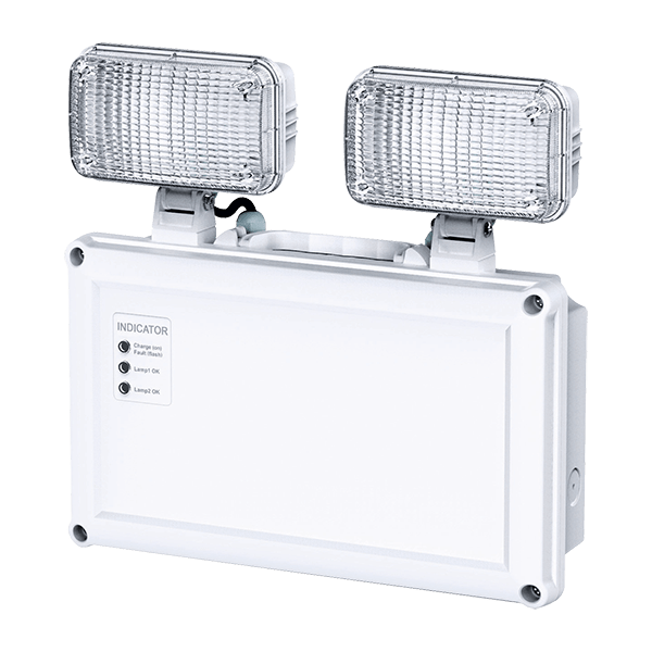 Ovia OVEM3610WHST 2 X 3W LED IP65 NM Emergency Twin SPOT ST