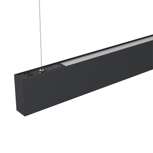 Ovia OXD556B 50W DOWN & 6W UP, 1500MM Linear Suspended, Dimmable & Dual CCT Switchable  Black