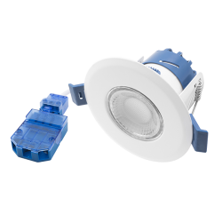 Ovia OXM-W 4-6.4W Dimmable IP65 Fixed LED Downlight With CCT Switch  White