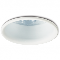 Collingwood Lighting DL282WHWWDIM Matt White Trimless Plaster-in Downlight 6W 3000K IP65