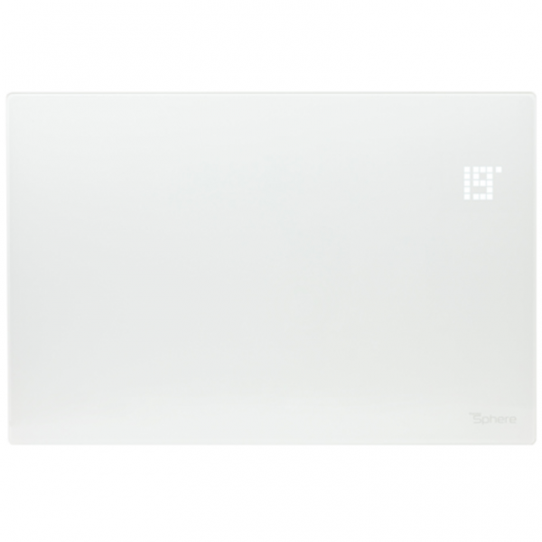 ThermoGroup TSGFR-2000-W Thermosphere White Glass Panel Heater with Wi-Fi Compatibility 2.0kW 835mm x 450mm x 105mm