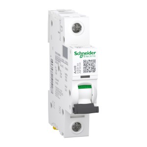 Schneider A9F55104 Acti9 iC60H 1P Type AC/DC Curve D 4A MCB