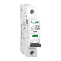 Schneider A9F54104 Acti9 iC60H 1P Type AC/DC Curve C  4A MCB