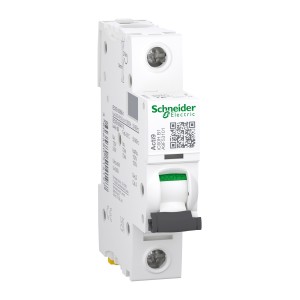 Schneider A9F53101 Acti9 iC60H 1P Type AC/DC Curve B  1A MCB