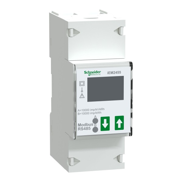 Schneider A9MEM2455 iEM2455 100A Cl 1 MID Energy meter RS485