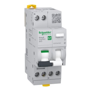 Schneider EZ9TDA7640 Easy9 ARC 1PN Type B 40A 30 mA RCBO AFDD