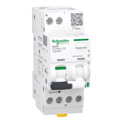 Schneider A9TDFD620 Acti9 iCV40 ARC 1PN Type C 20A 30mA RCBO AFDZ