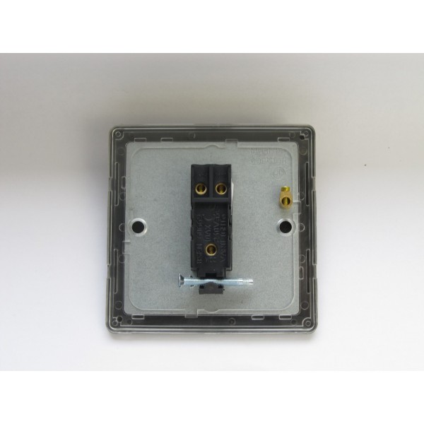 Varilight XDE1B.BS Brushed Steel 1-Gang 10A 1- or 2-Way Rocker Switch Varilight XDE1B.BS Brushed Steel 1-Gang 10A 1- or 2-Way Rocker Switch