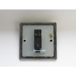 Varilight XDE1W.BS Brushed Steel 1-Gang 10A 1- or 2-Way Rocker Switch Varilight XDE1W.BS Brushed Steel 1-Gang 10A 1- or 2-Way Rocker Switch