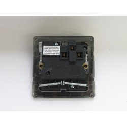 Varilight XDE4B.MB Matt Black 1-Gang 13A Double Pole Switched Socket Varilight XDE4B.MB Matt Black 1-Gang 13A Double Pole Switched Socket