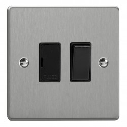 Varilight XDE6B.BS Brushed Steel 13A Switched Fused Spur