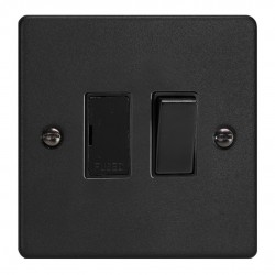 Varilight XDE6B.MB Matt Black 13A Switched Fused Spur