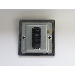 Varilight XDE6UB.BS Brushed Steel 13A Unswitched Fused Spur