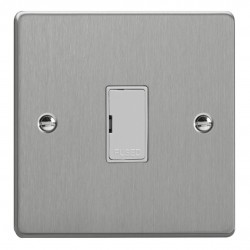 Varilight XDE6UW.BS Brushed Steel 13A Unswitched Fused Spur
