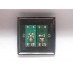 Varilight XDE88S.BB Brushed Brass 2-Gang TV Socket/ Co-axial with F-Type Satellite