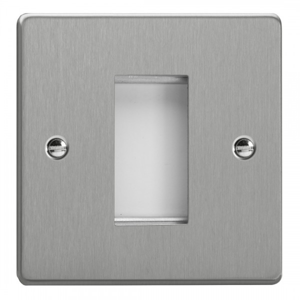 Varilight XDEG1.BS Brushed Steel DataGrid Plate (1 Grid Space)