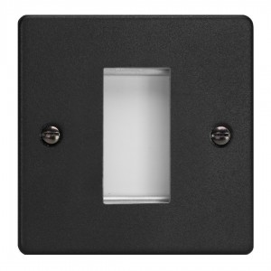 Varilight XDEG1.MB Matt Black DataGrid Plate (1 Grid Space)