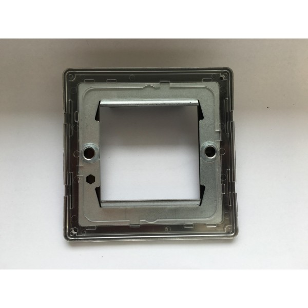 Varilight XDEG2.BB Brushed Brass DataGrid Plate (2 Grid Spaces)