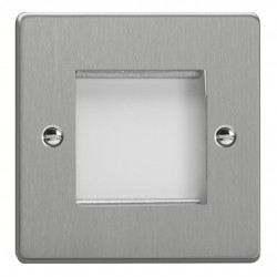 Varilight XDEG2.BS Brushed Steel DataGrid Plate (2 Grid Spaces)