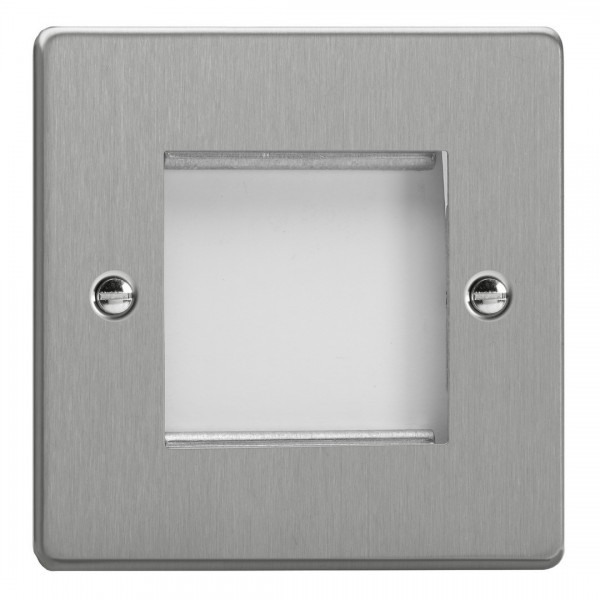Varilight XDEG2.BS Brushed Steel DataGrid Plate (2 Grid Spaces)