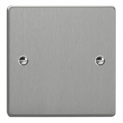 Varilight XDESB.BS Brushed Steel Single Blank Plate