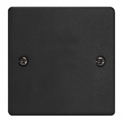 Varilight XDESB.MB Matt Black Single Blank Plate
