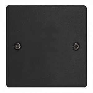 Varilight XDESB.MB Matt Black Single Blank Plate