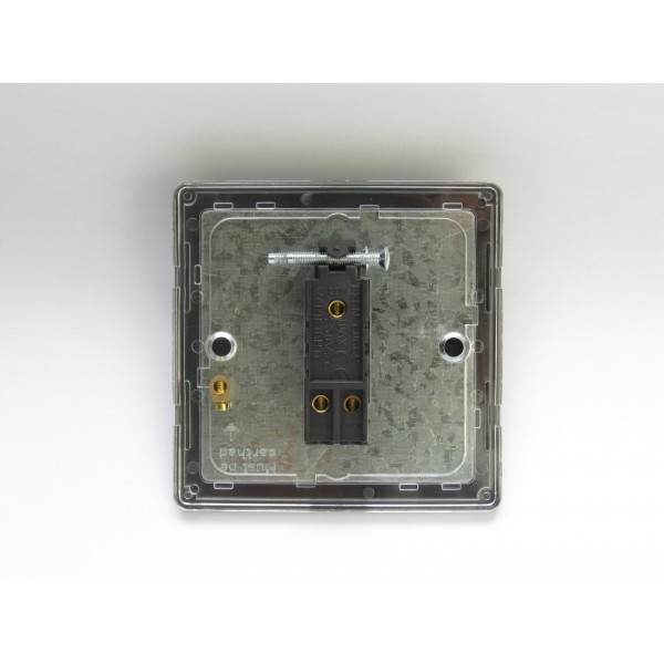Varilight XDET1.BB Brushed Brass 1-Gang 10A 1- or 2-Way Toggle Switch