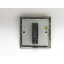 Varilight XDET7.BS Brushed Steel 1-Gang 10A Intermediate Toggle Switch