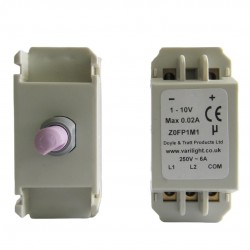 Varilight MFP1M1 1-10V 2-Way Push On/Off F-Series Replacement Dimmer Module for multiple LED drivers requiring 1-10V DC input