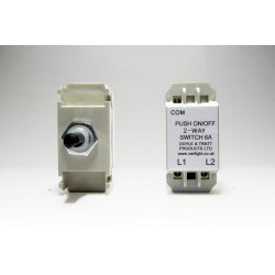 Varilight MH0 2-Way Push On/Off Switch Module (Dummy Dimmer) 6A