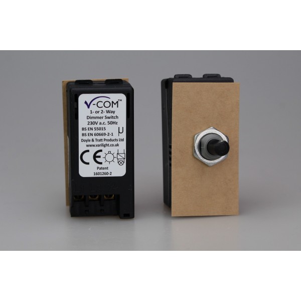 Varilight MKP100 2-Way V-Com Push On/Off Rotary LED Dimmer 0-100W