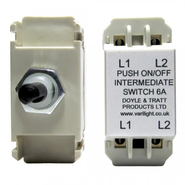 Varilight MPINT Intermediate Push On/Off Switch Module Kit (Dummy Dimmer) 6A
